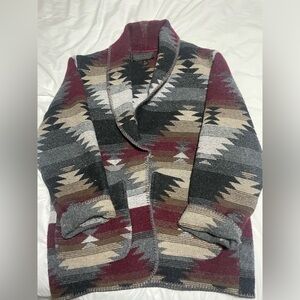 Vintage Aztec southwestern blazer Karen Kane